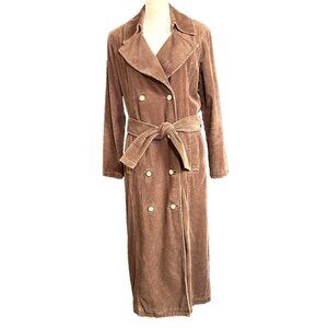 Vintage Newport News Long Brown Corduroy Women’s Jacket 12